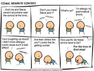 Grammar allergies
