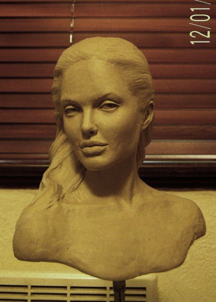 Angelina in clay